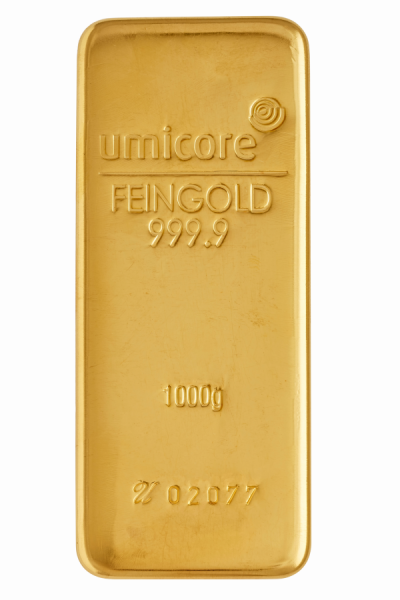 Lingot d’or Valcambi 1kg